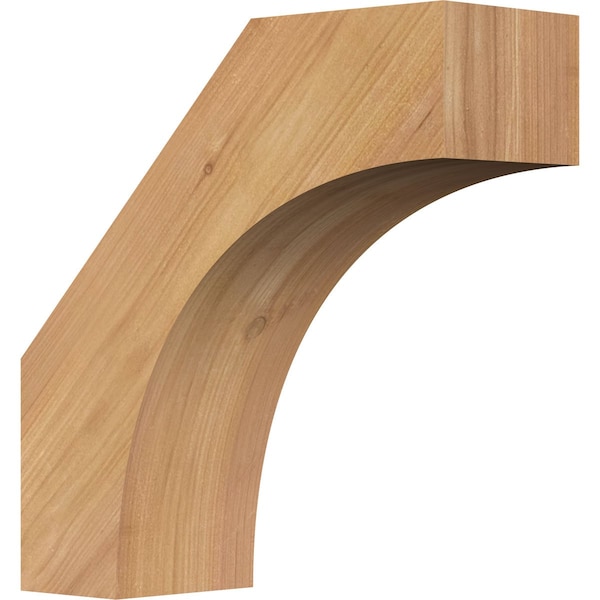 Ekena Millwork 3 1/2"W x 10"D x 10"H Westlake Smooth Knee Brace, Western Red Cedar BRC04X10X10WTL00SWR - main